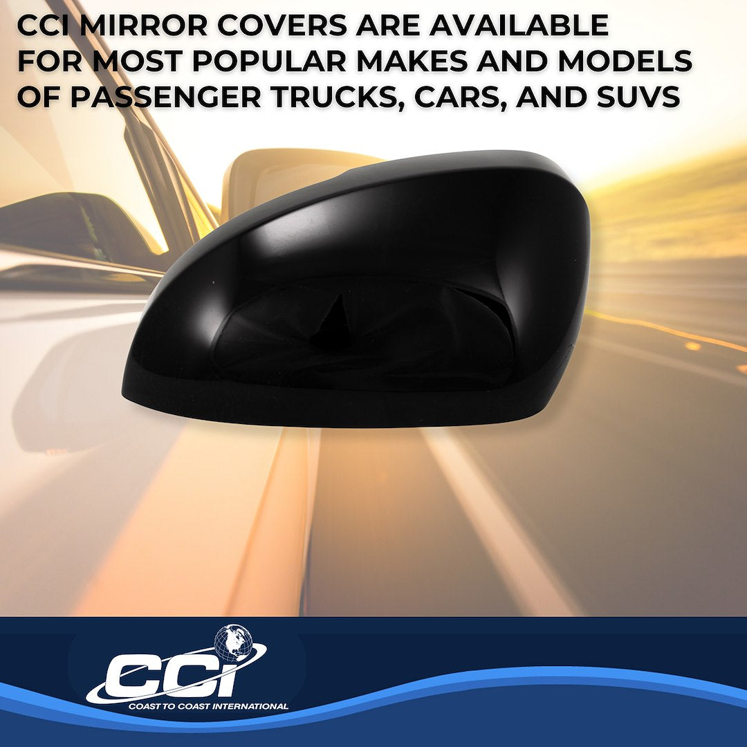 Coast2Coast Limited Lifetime Warranty Exterior Mirror Cover MC67555Black - MC 21-24 Rogue Half Top TS MC67555BLK