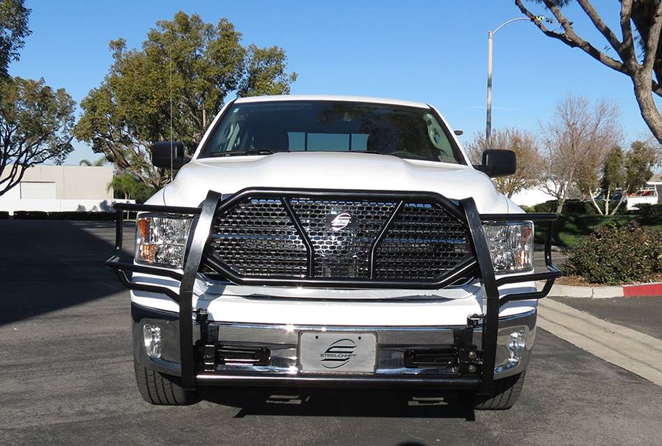 Steelcraft Punch Plate Grille Grille Guard 50-2250 - Black HD Guards