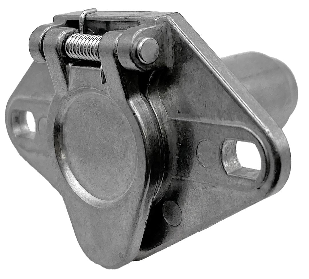 RV Designer Quick And Easy To Install Trailer Wiring Connector TC533 - 6-WAY Socket Die Cast Metal