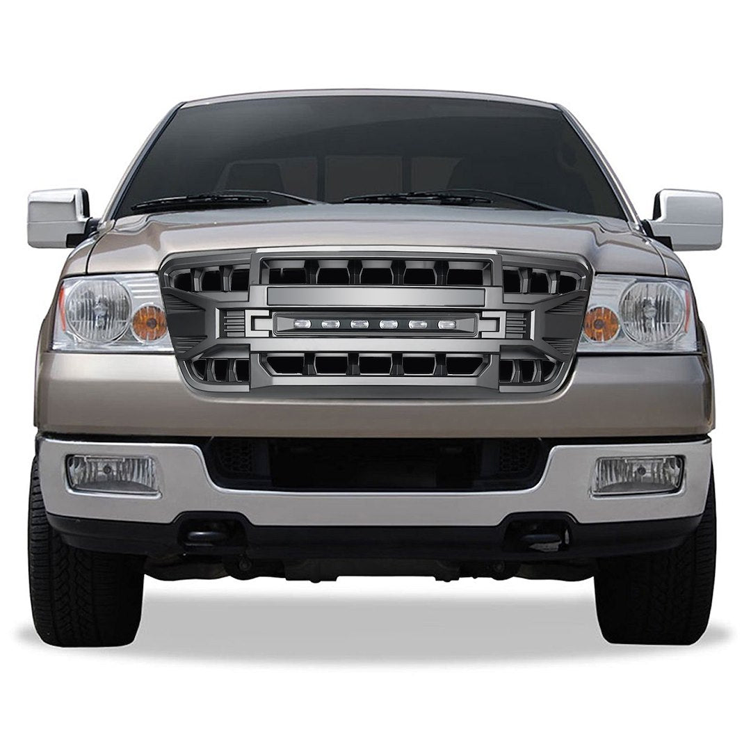 American MOD Mean Aggressive Styling Grille Amfmaa00113 - Armor Led OFF-Road Ligh