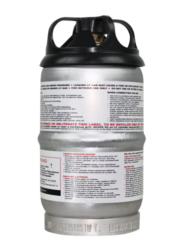 Flame King FK-1LB-ALM Propane Tank