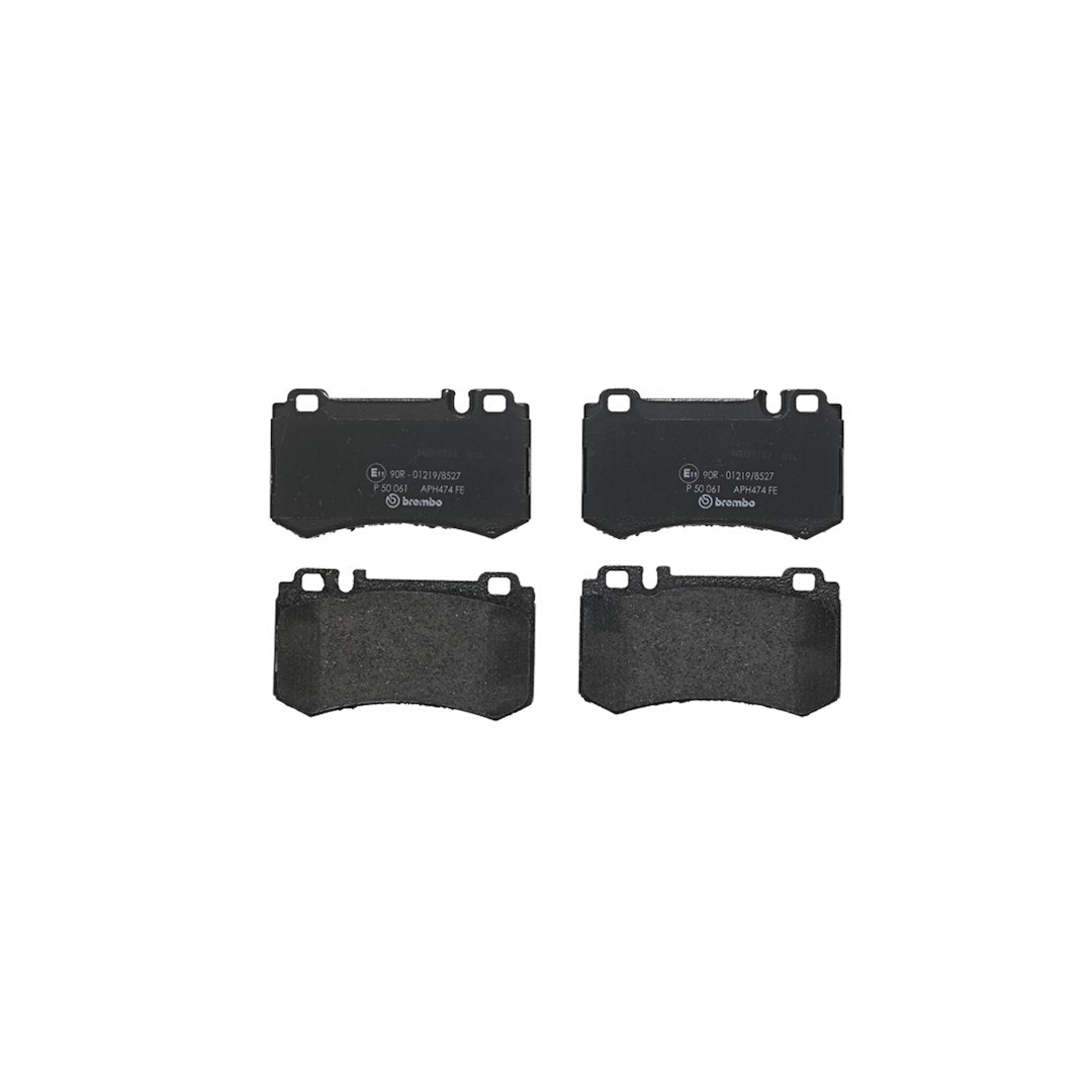 Brembo Premium Low-Met OE Equivalent Pad Brake Pad P50061 - Disc Set