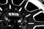 Grid Wheels With Grid Logo Center Cap GD1520090865M1525 - 15 20X9.0 8X165.1 15 125.5
