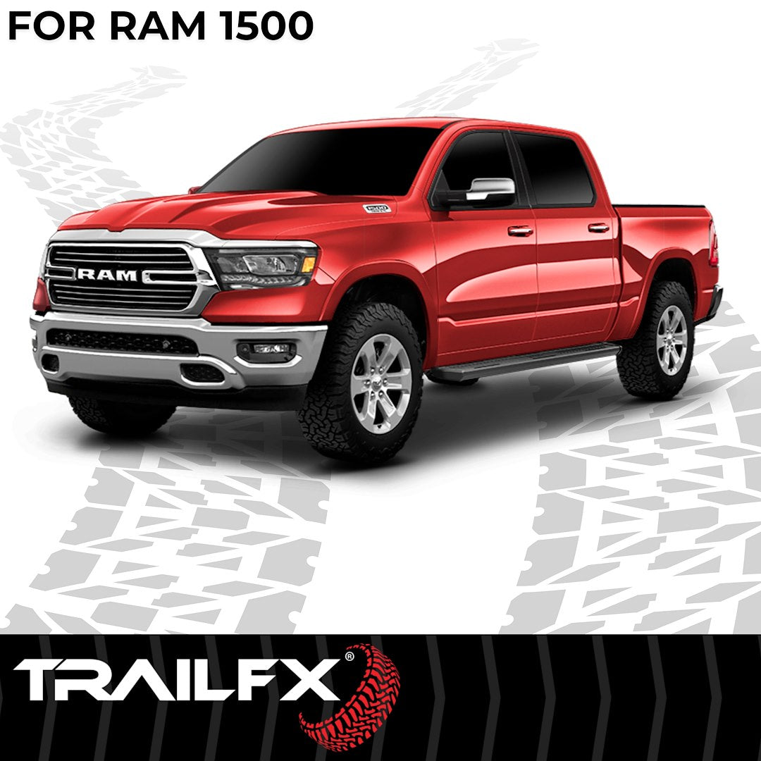 Trailfx Limited Lifetime Warranty Running Board AL6012B - A6 RB Ram 1500 Quad