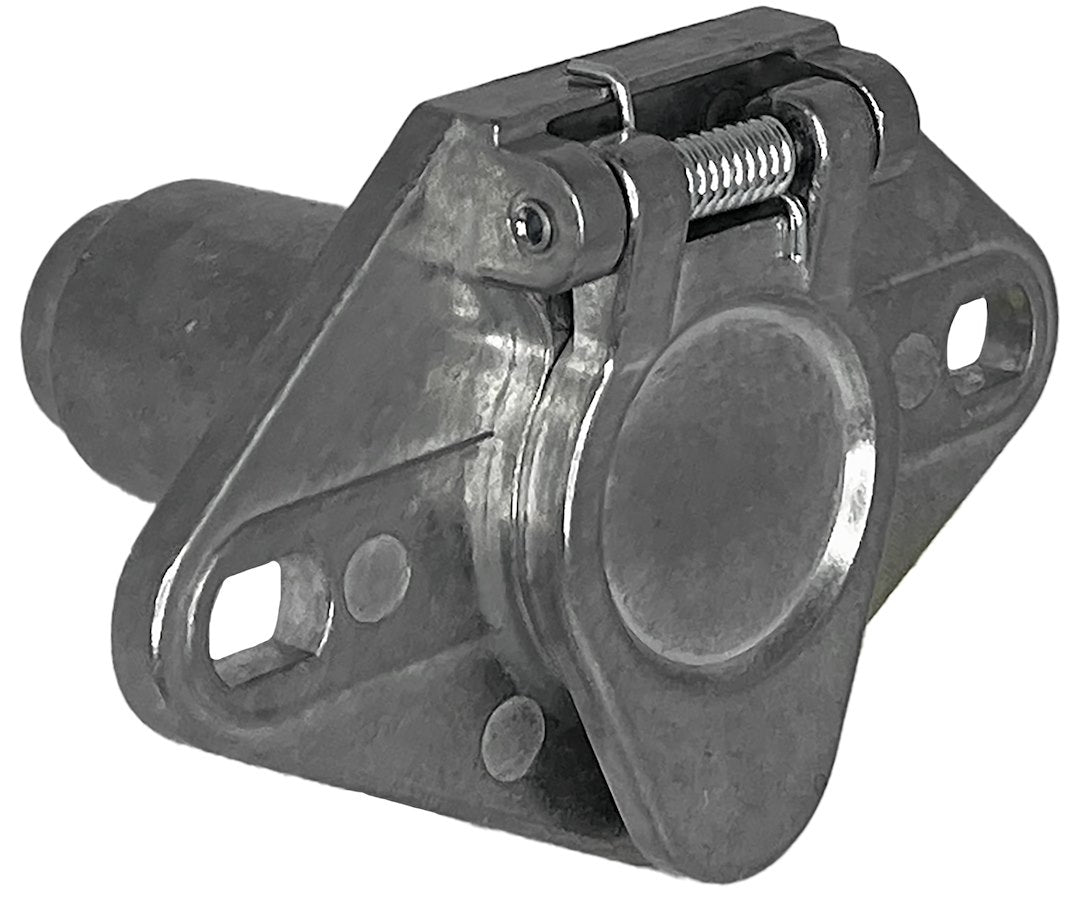 RV Designer Quick And Easy To Install Trailer Wiring Connector TC533 - 6-WAY Socket Die Cast Metal