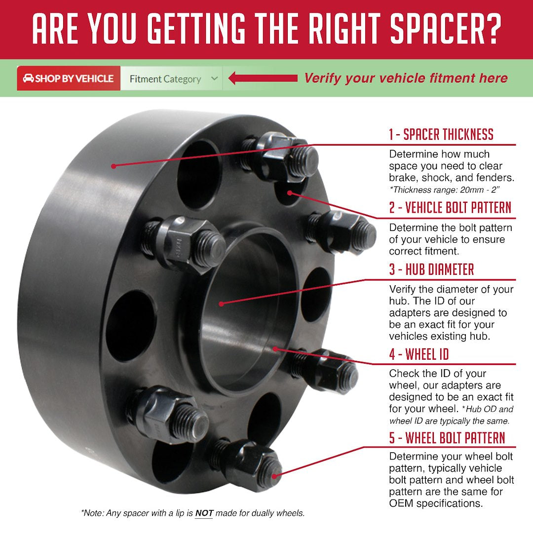 Revolution Easy To Install Wheel Adapter 6550-6550H-E14 - 6X5.5-5.5 2.0 77.8M M14