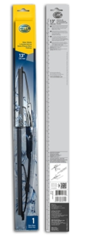 Hella Streak-Free Silent Windshield Wiper Blade 858083131 - 13 Standard Single