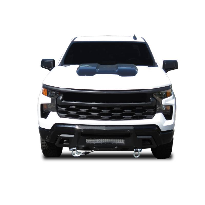 Black Horse Frame Mounted Bolt On Installation Bumper AR3HD06 - 2022-2024 Chevrolet Silverado 1500T