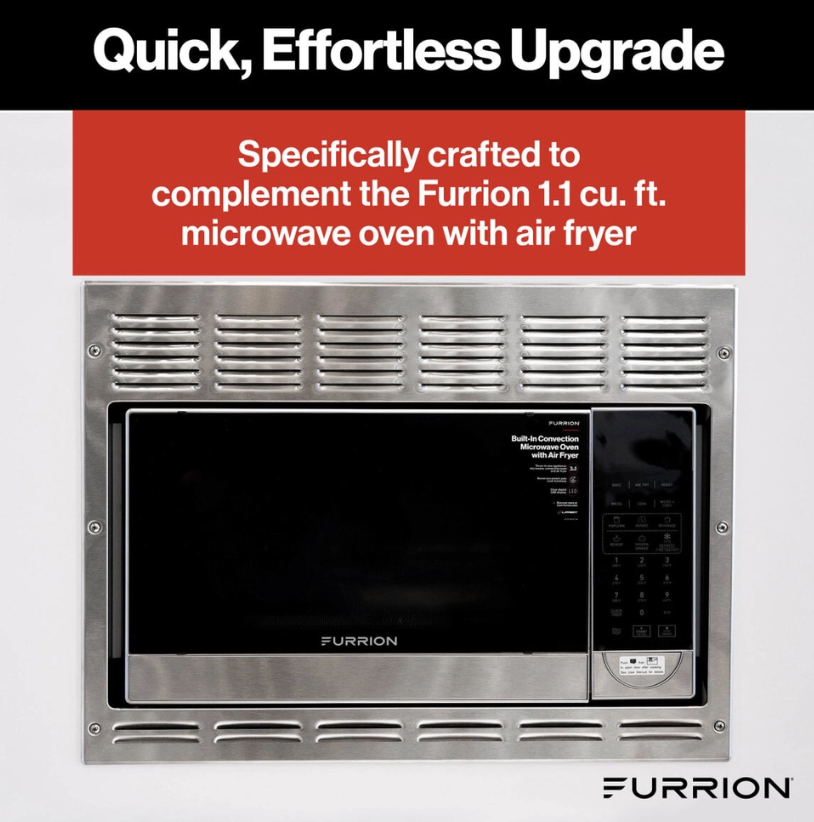Furrion LLC Quick Effortless Upgrade Microwave Oven Trim Kit 2024001708 - 1.1 CU FT BI SS