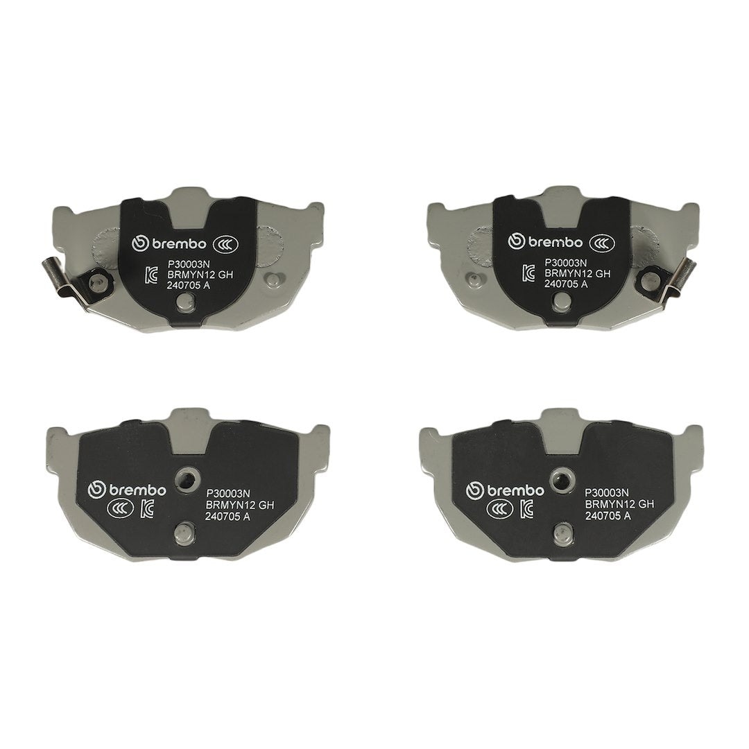 Brembo Premium Low-Met OE Equivalent Pad Brake Pad P30003N - Disc Set