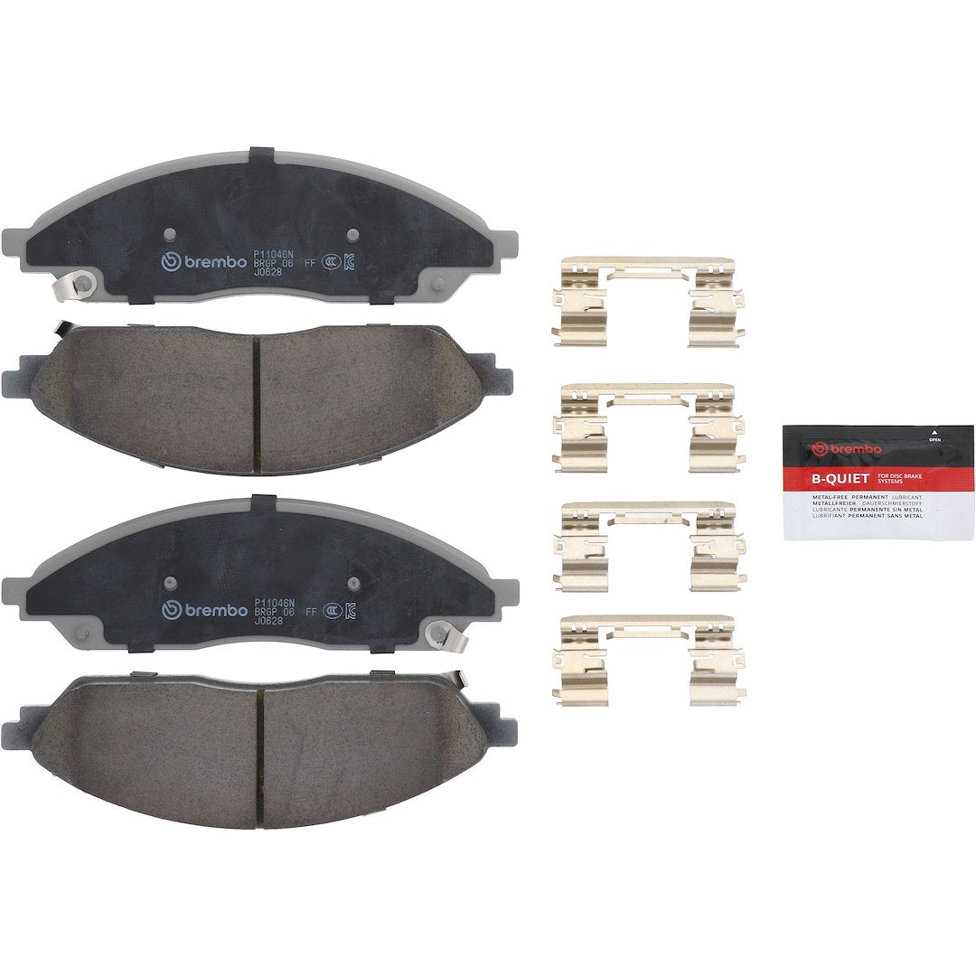 Brembo Ensures Comfort And Brembo Quality Brake Pad P11046N - Discbrakepadset Naoceramic