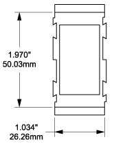 Blue SEA Center Position Switch Plate Cover Mounting Bracket 8266-BSS - Contura Panel