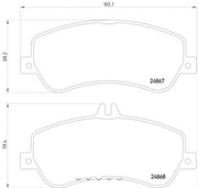 Hella Maximum Durability And Comfort Brake Pad 355014221 - Set Disc