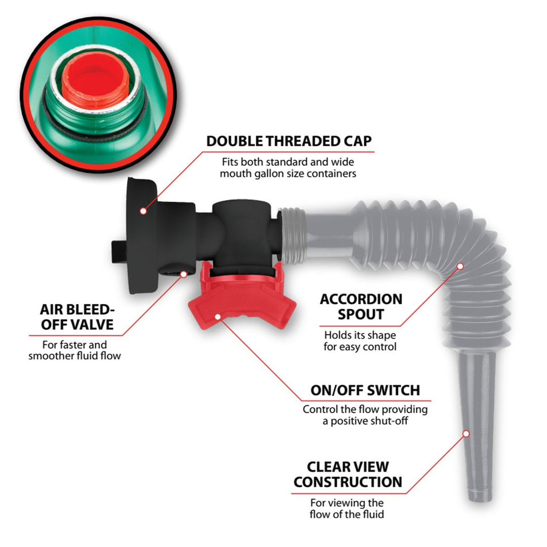 Perform Tool Patent Pending Funnel W4060 - Flexible Spout