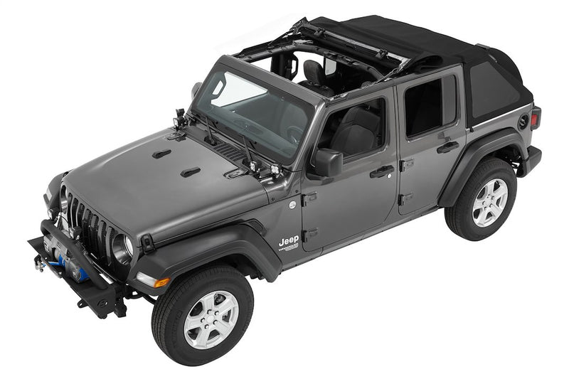 Bestop Limited Lifetime Warranty Soft Top 56863-17 - TT NX 18 JL 4DR Twill