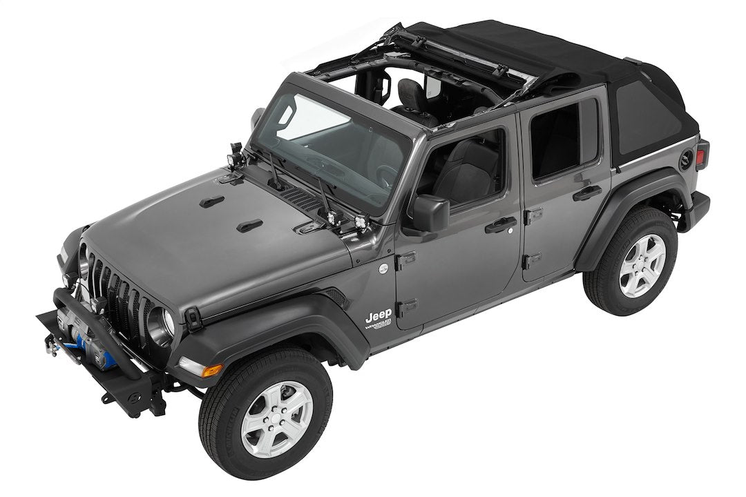 Bestop Limited Lifetime Warranty Soft Top 56863-17 - TT NX 18 JL 4DR Twill
