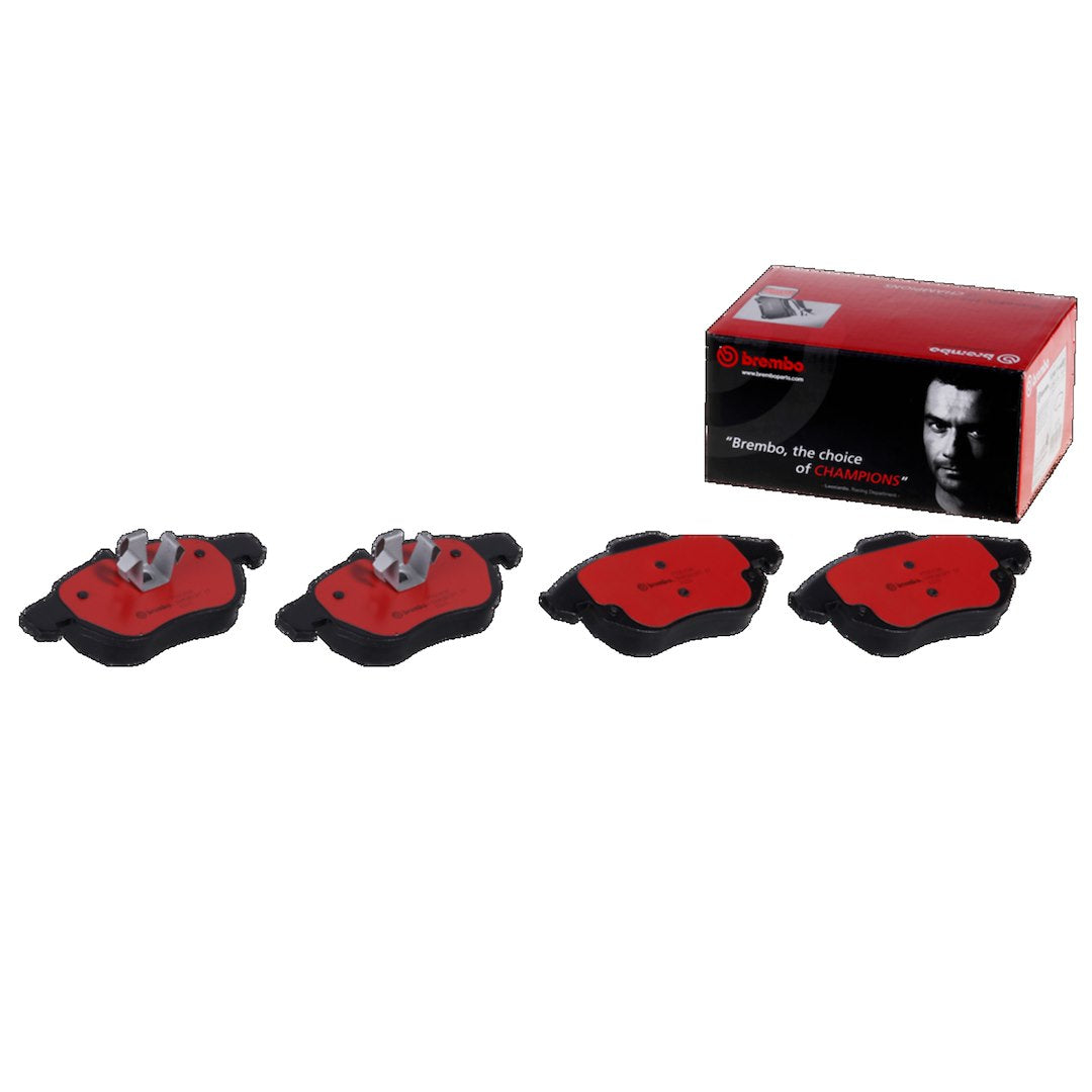 Brembo Premium Low-Met OE Equivalent Pad Brake Pad P59043N - Disc Set