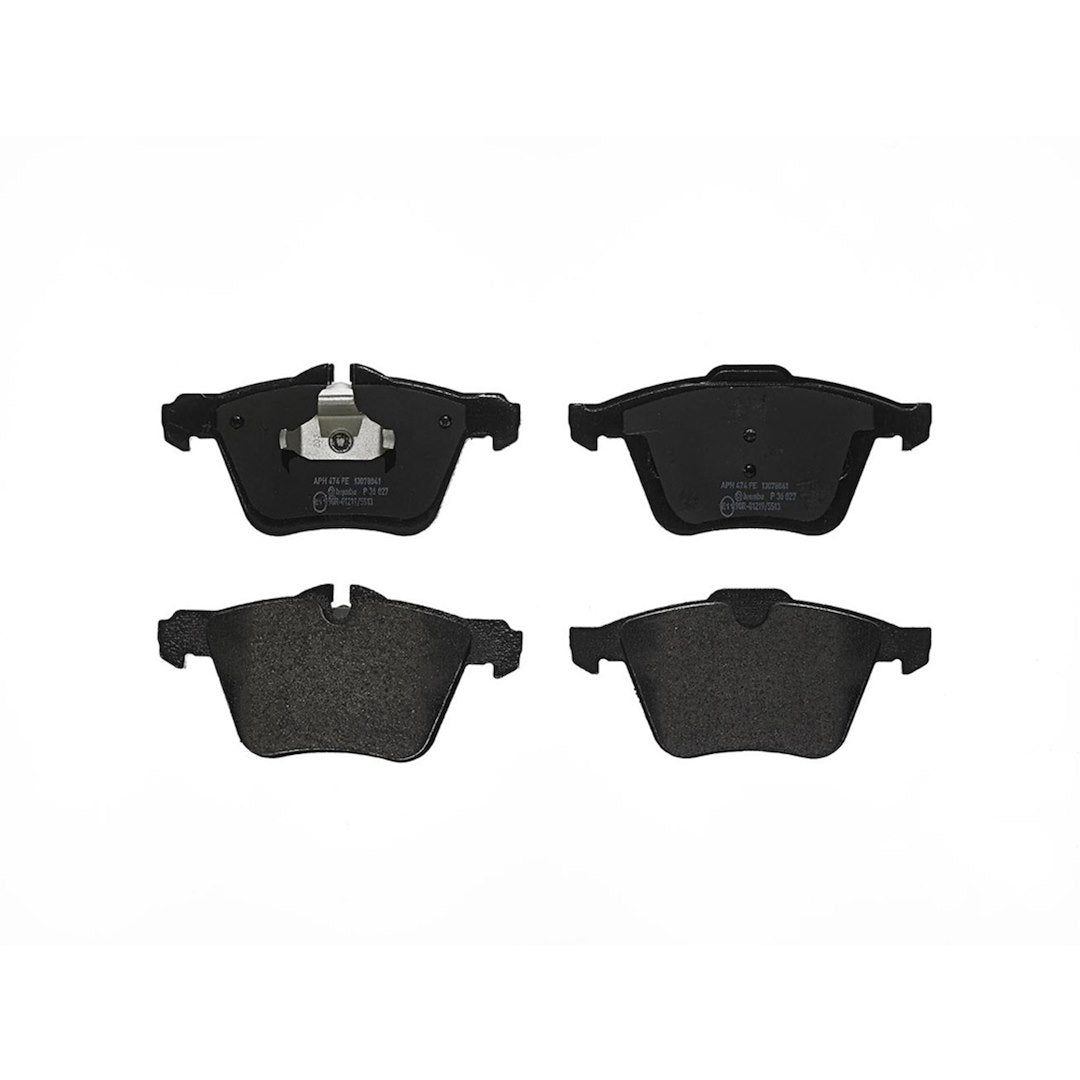 Brembo Premium Low-Met OE Equivalent Pad Brake Pad P36027 - Disc Set