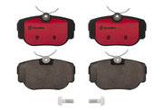 Brembo Premium Low-Met OE Equivalent Pad Brake Pad P44009N - Disc Set