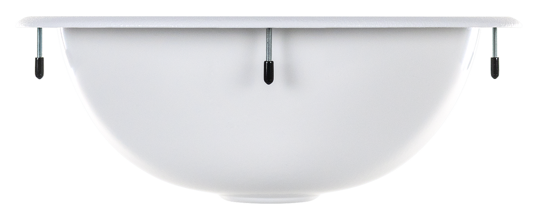 Icon Install The Drain As Required Sink 15919 - SO1013 Oval 10X13 Polar WH