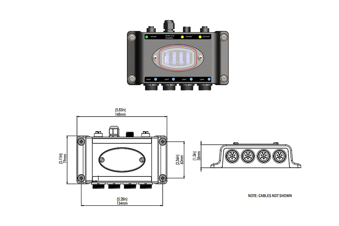 Lumishore US Built In Switching Power Relay Light Control Module 010-04358-00 - THX TIX Supra I-Connect Installatio