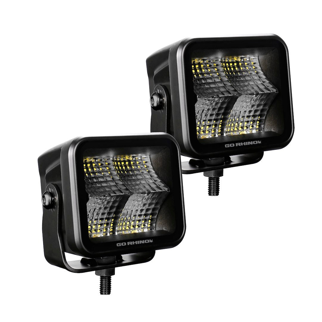 GO Rhino 750200321FCS Driving/ Fog Light - Black
