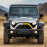 American MOD Aggressive Styling Grille Amjpaa00148 - White Black Goliath Drl