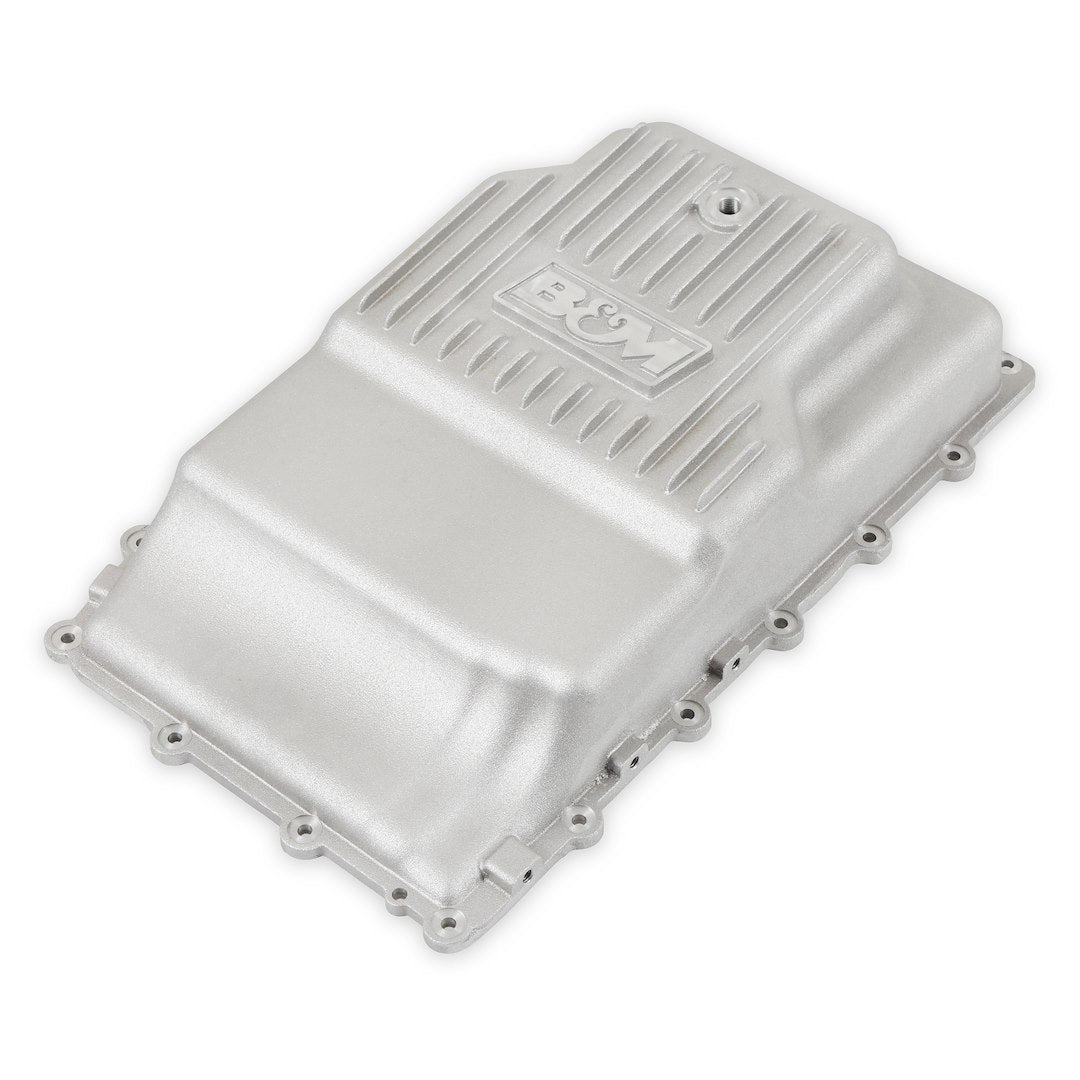 B&M CO Features A Temperature Sensor Port Auto Trans Oil Pan 70400 - Cast 17-20 Ford 10R80