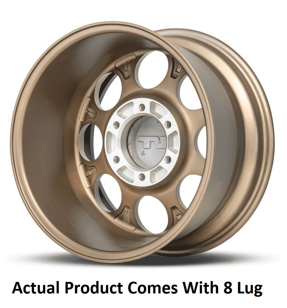 M.T. Wheel Modern Low Profile Cap Design 274495 - Bronze 17X9 8X6.5 MT Classic Pro