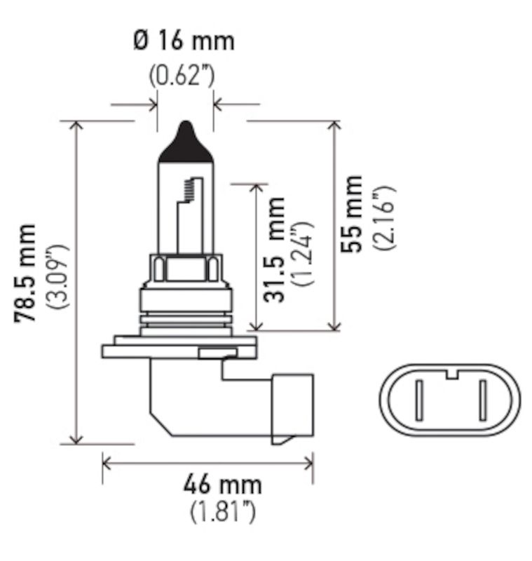 Hella 9006LL Headlight Bulb