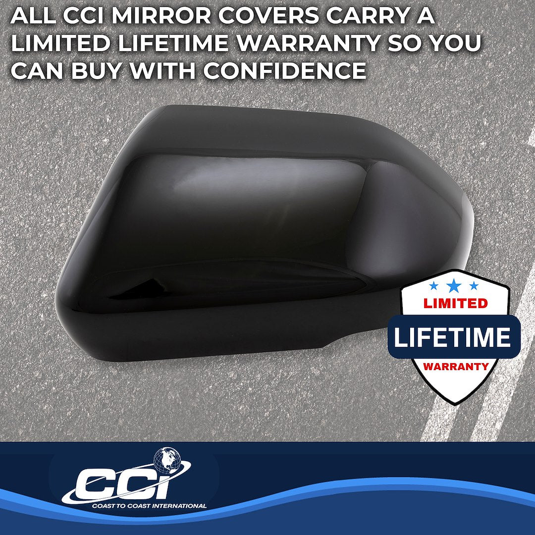 Coast2Coast Limited Lifetime Warranty Exterior Mirror Cover MC67561Black - Black MC 25-26 Explorer TS GL MC67561BLK