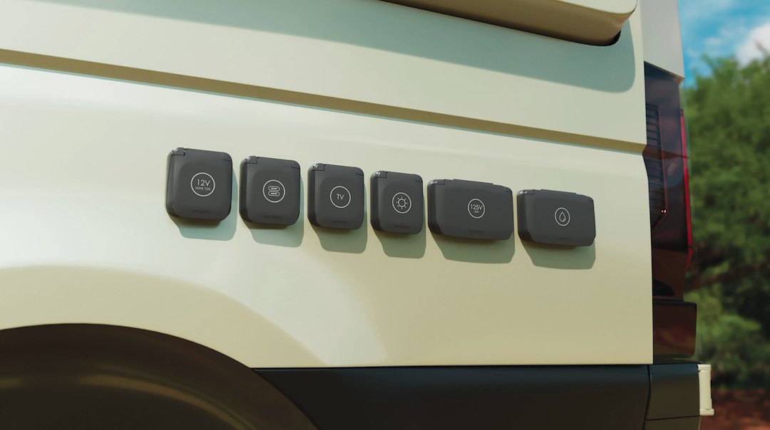 Scanstrut Premium Click-To-Close Design Receptacle SC-V-P1 - Ventura Series Dual 125V 20A AC