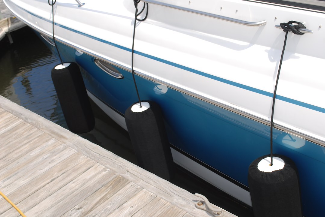 Ocean Access Features Single Layer Fabric Boat Fender Cover MFC-1BS - Black Mfc HTM-1 8X17