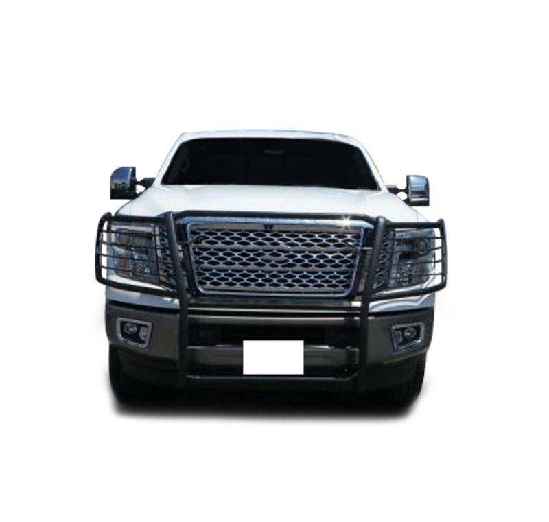 Black Horse No Drill Mounting Grille Guard 17NR28MA - 2016-2018 Nissan Titan XD GU