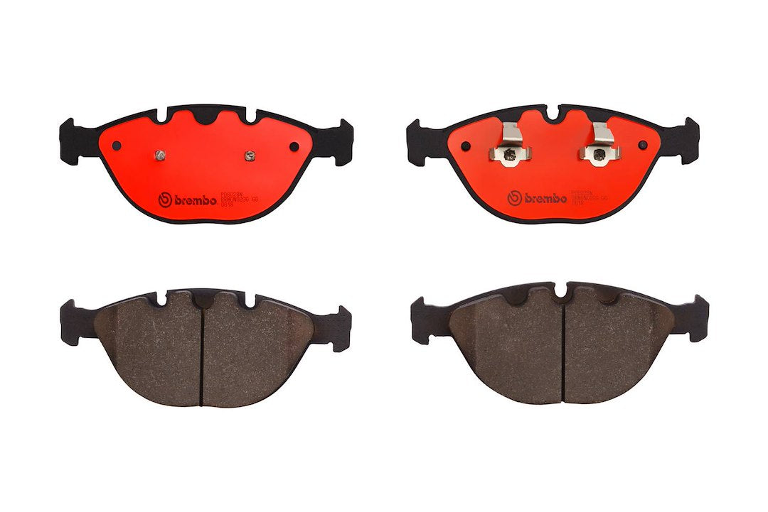 Brembo Premium Low-Met OE Equivalent Pad Brake Pad P06028N - Disc Set