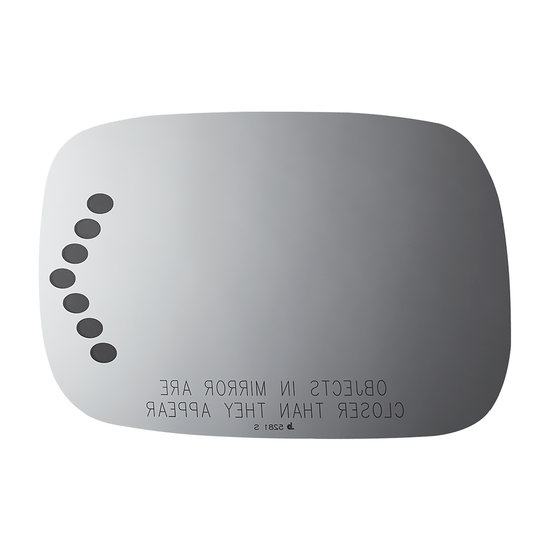 Burco Mirror Smooth Edges For Safety Exterior Mirror Glass 5281S - Mirror Side View Signal