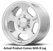 M.T. Wheel Classic Step Lip Design 277001 - Canyon 17X12 8X6.5 3.60