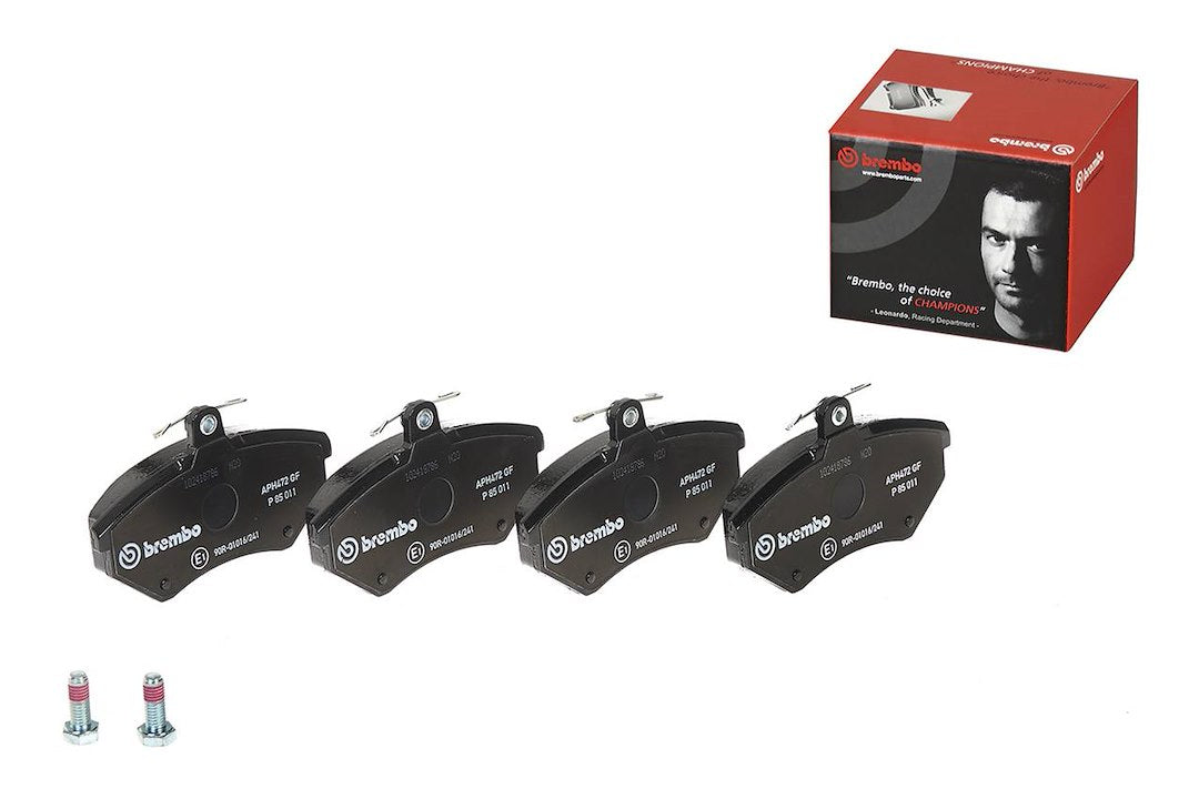 Brembo Premium Low-Met OE Equivalent Pad Brake Pad P85011 - Disc Set
