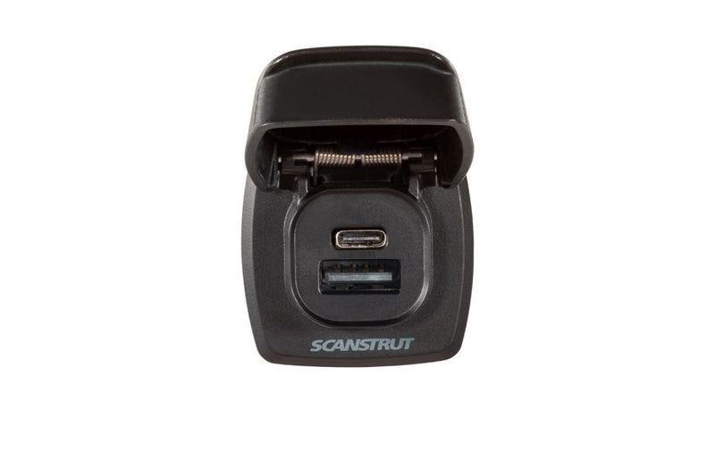 Scanstrut UV Resistant USB Outlet SC-USB-F4 - Flip Pro Plus Fast Charge USB-A