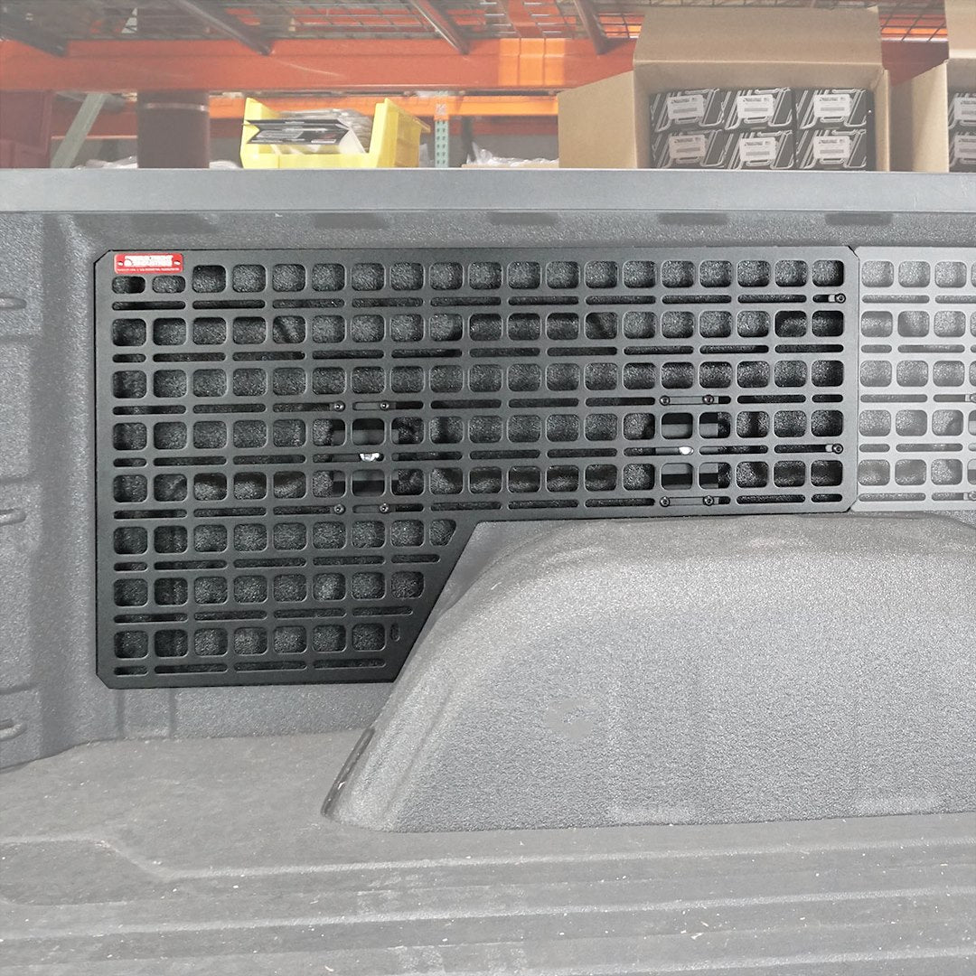 Builtright Made In USA Molle Cargo Panel 102042 - Bedside Rack System Rear DVR Pass