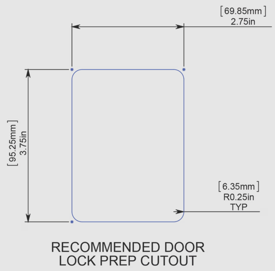 Creative PRO TTL-43610AL-2006-1PK Entry Door Handle