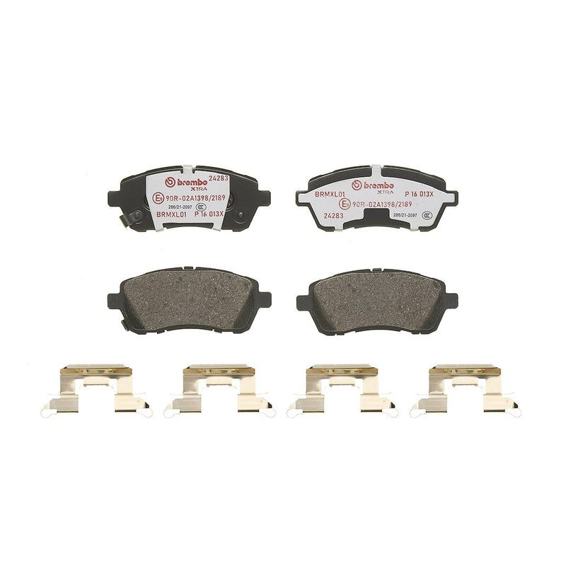Brembo Premium Low-Met OE Equivalent Pad Brake Pad P16013X