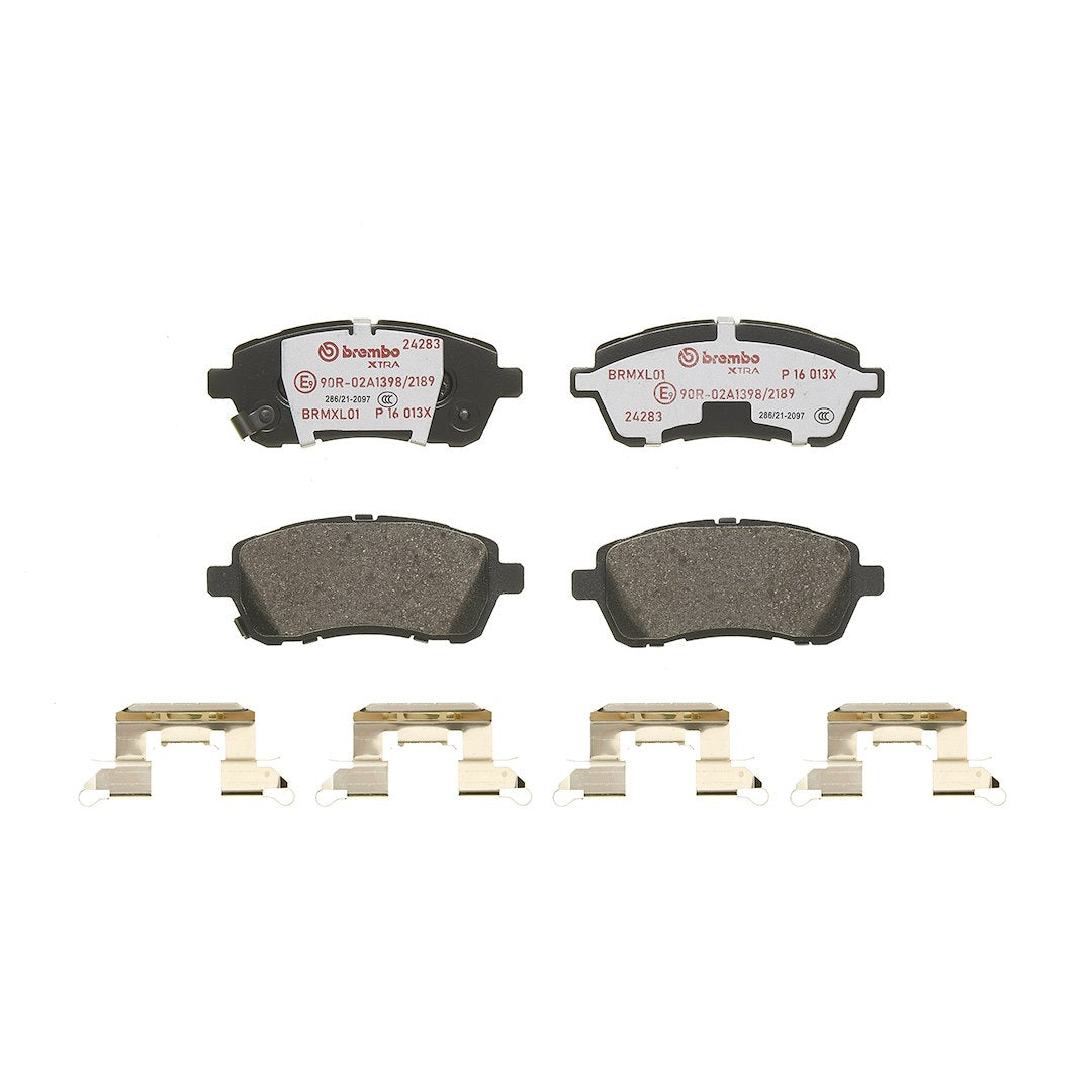 Brembo Premium Low-Met OE Equivalent Pad Brake Pad P16013X
