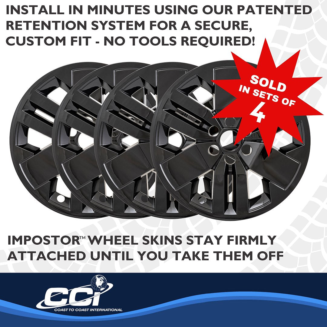 Coast2Coast Limited Lifetime Warranty Wheel Skin IMP529Black - Black Imp 25-26 Frontier 17 IMP529BLK