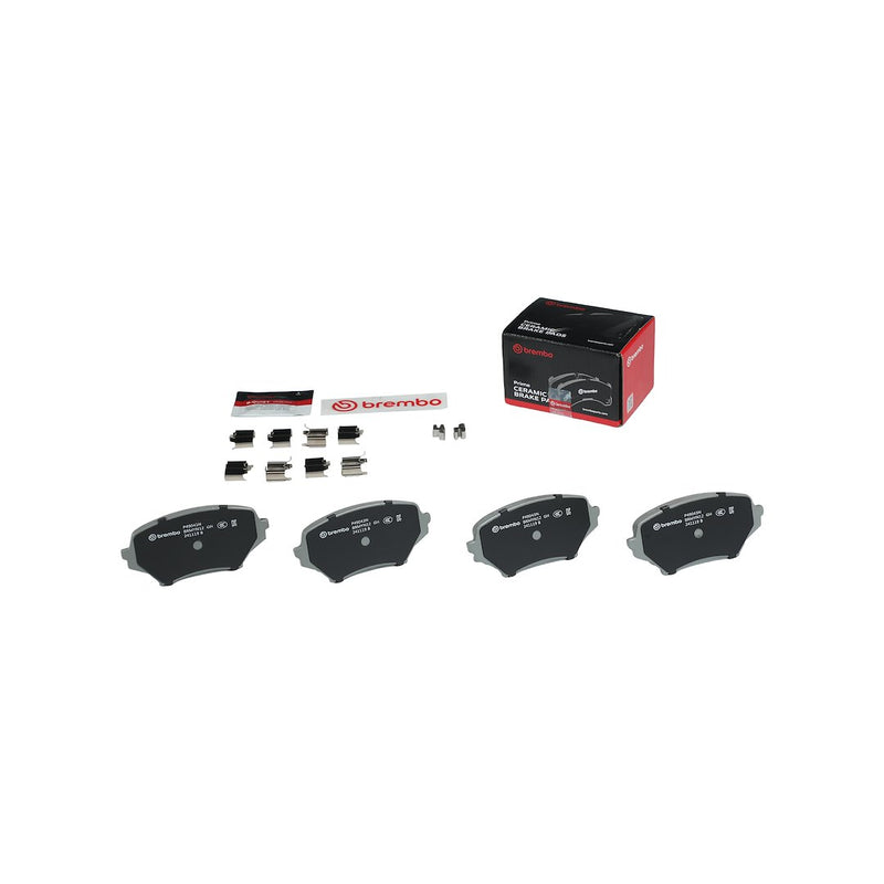 Brembo Premium Low-Met OE Equivalent Pad Brake Pad P49043N - Disc Set