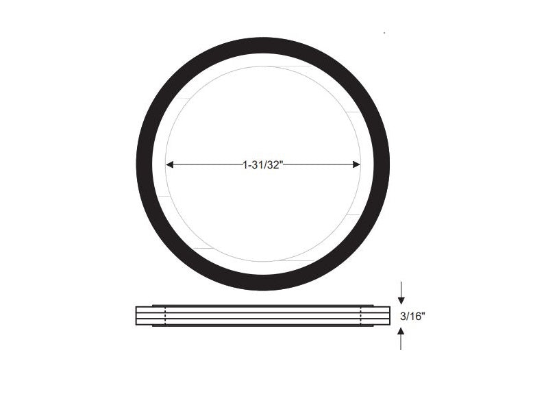 Nickson INC 13584 - Round Fiber Gasket Ring