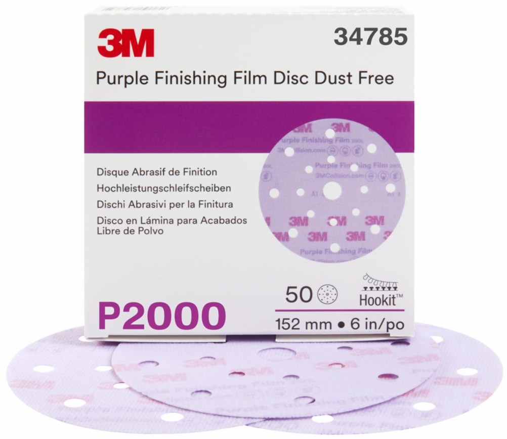 3M No Supplier Warranty Sandpaper 34785 - Hookit Finishing Film Disc Dus
