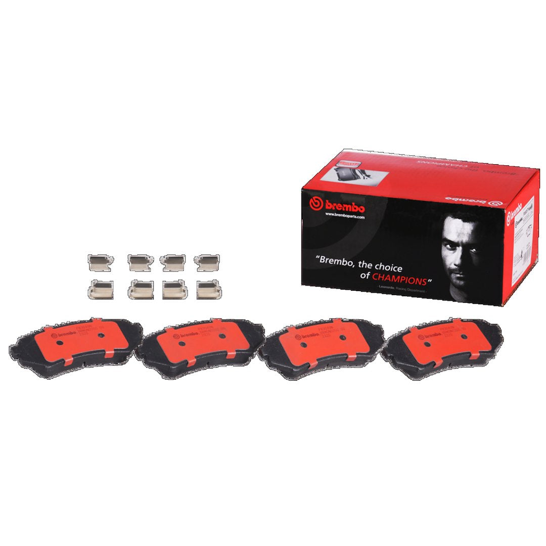 Brembo Premium Low-Met OE Equivalent Pad Brake Pad P83049N - Disc Set