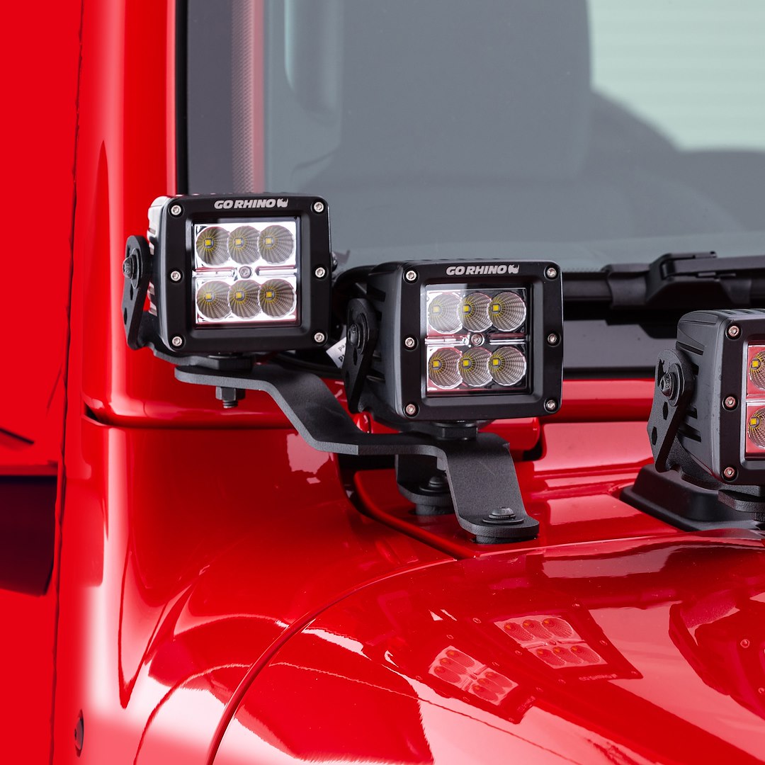 GO Rhino 730231T Driving/ Fog Light Mounting Bracket