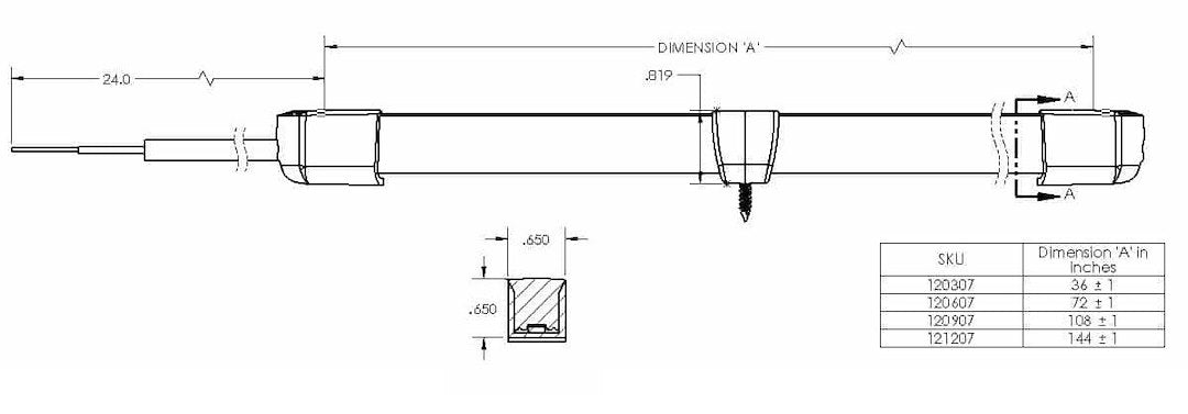 Lumitec CE Certified Rope Light 101640 - Moray Flex FT. Rgbw